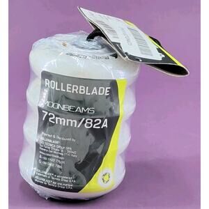 Rollerblade Moonbeam LED Wheels 72mm 82A Inline Skate Wheels 4-Pack - New